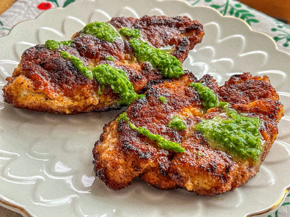 Vokiečių vištiena Schnitzel (Hühnerschnitzel) – Europos patiekalas