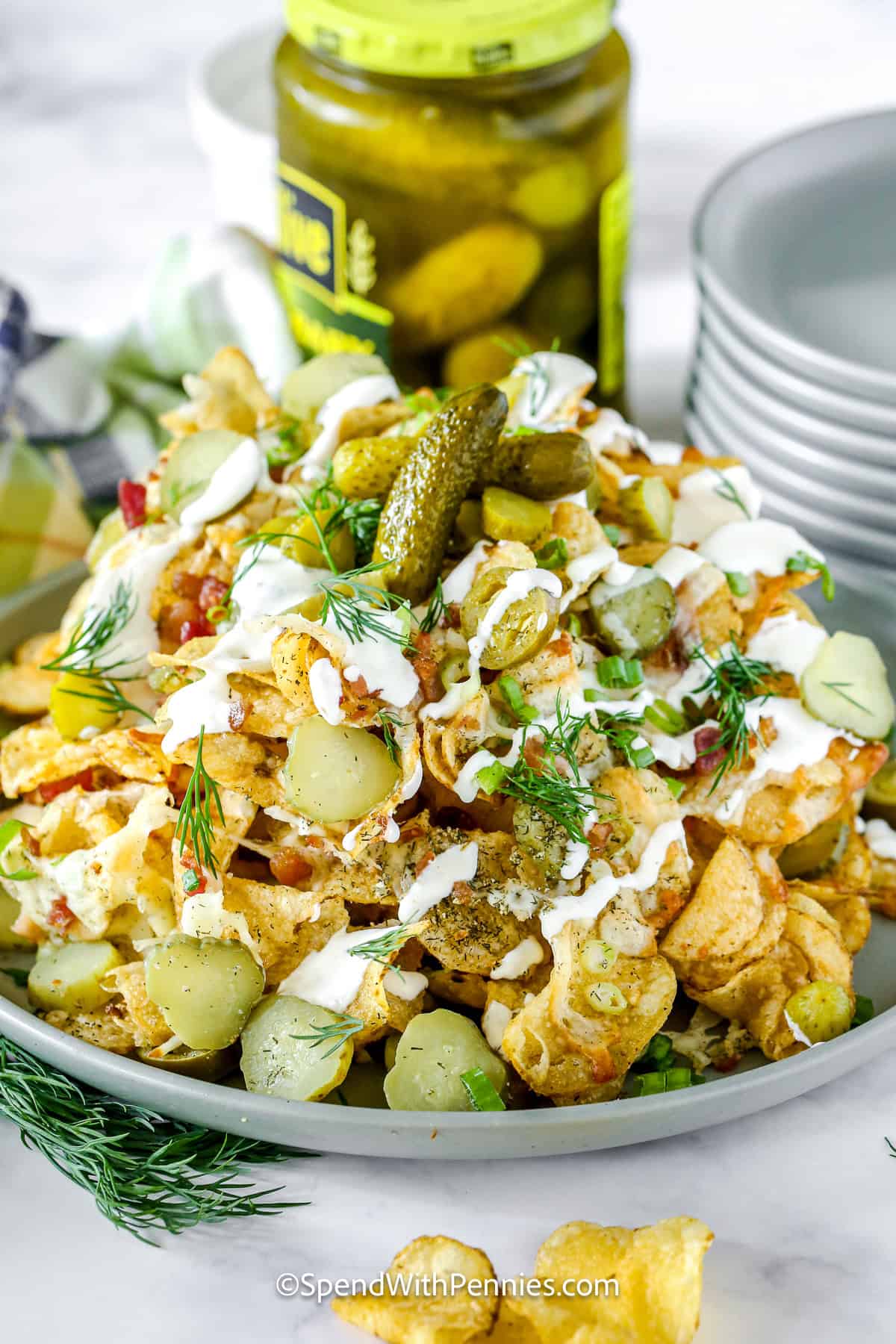 Krapų marinuoti nachos – praleiskite su centais
