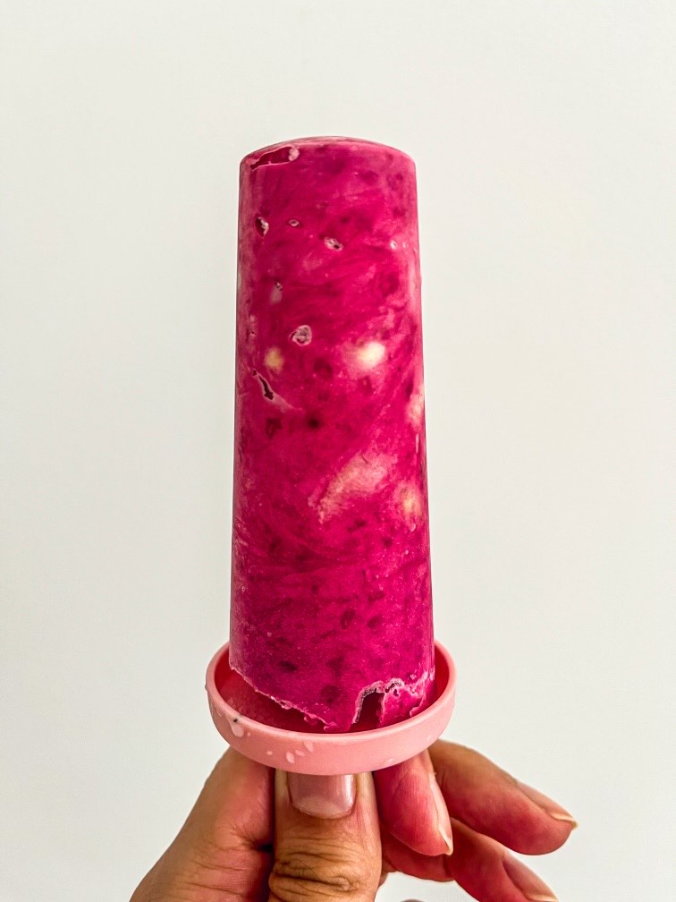 Viduržemio jūros aviečių popsicles (4 ingredientai)