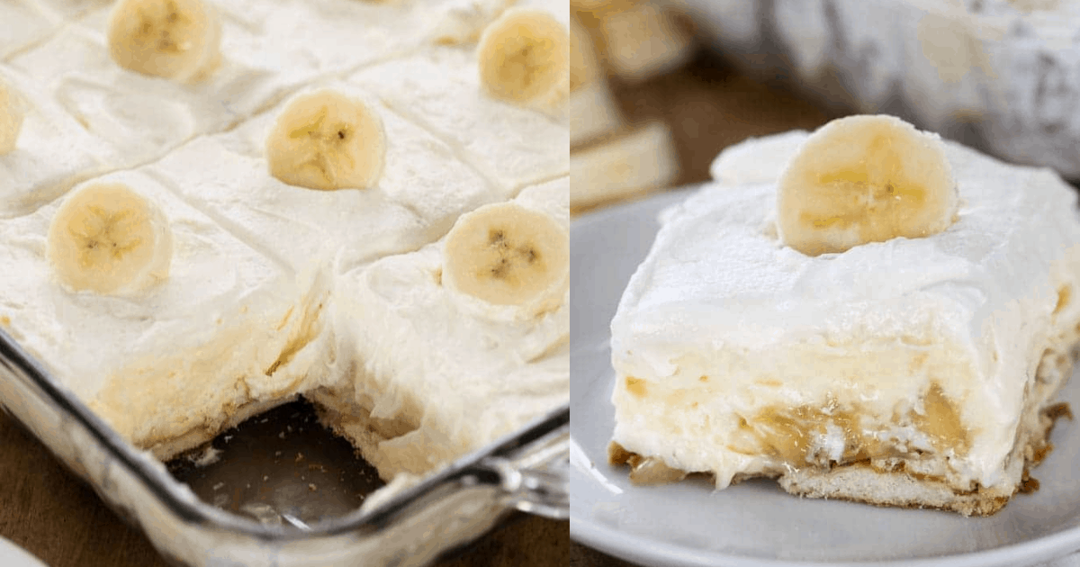 Bananų pudingas – praleiskite su centais