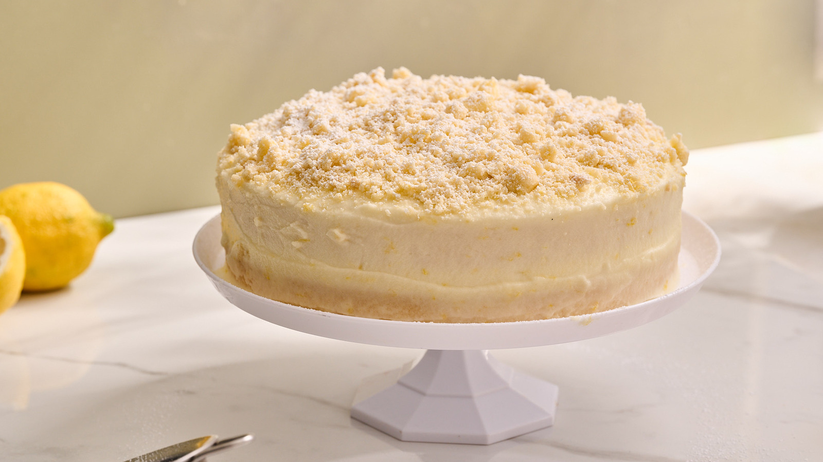 Italian Lemon Cream Cake Recipe