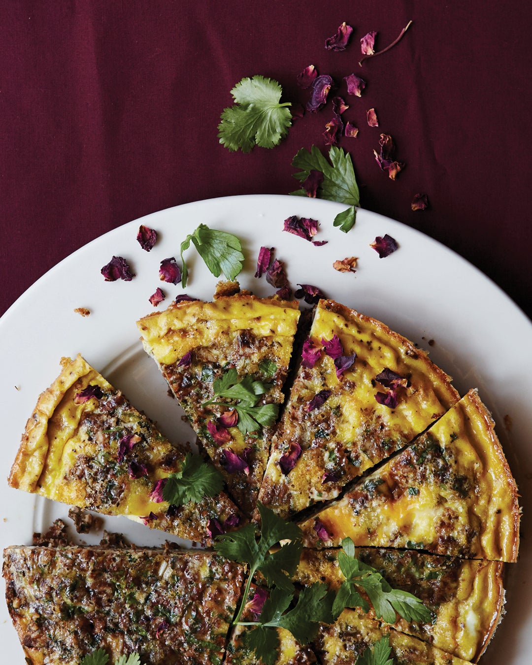 Kuku Sabzi (persų žolė Frittata)