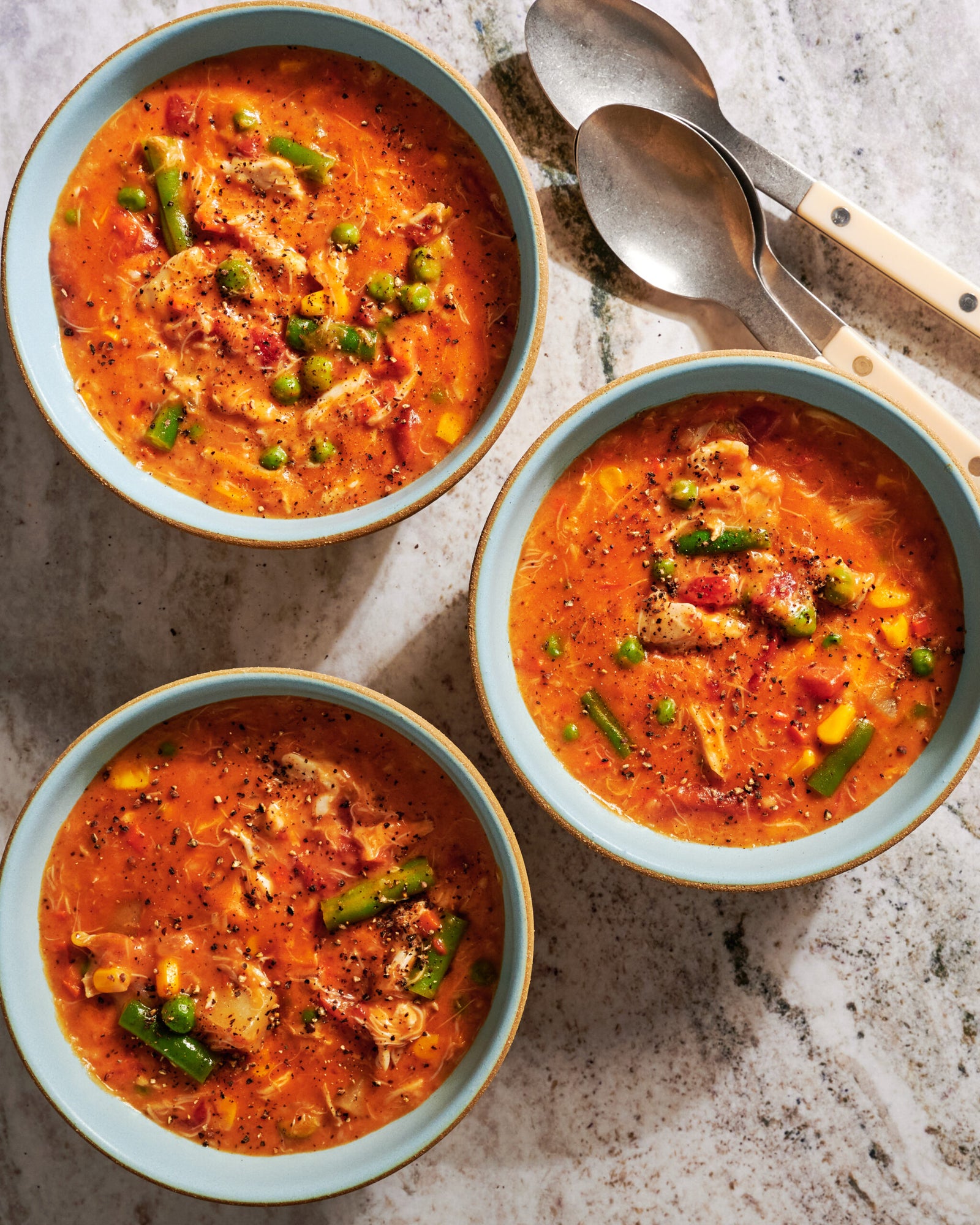 Merilando pusantro krabų sriubos receptas